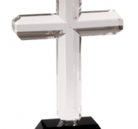 Cross w/Black Pedestal