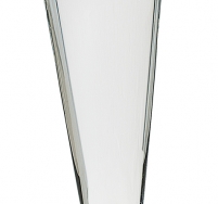 Clear Crystal Golf/Wave on Black Pedestal Base